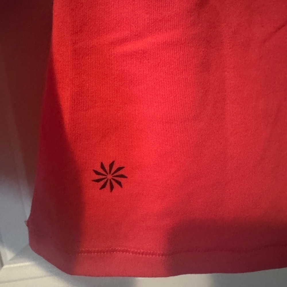 NWT Athleta Size Small Shanti Scoop Top Red - Picture 3 of 6
